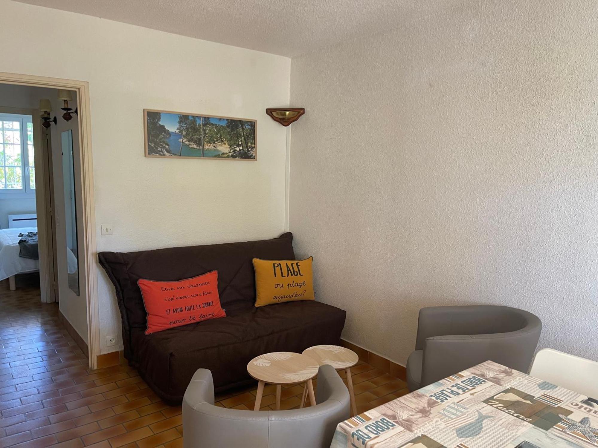 Appart-St Cyr Sur Mer-La Madrague-4Pers-Parking 滨海圣西尔 外观 照片